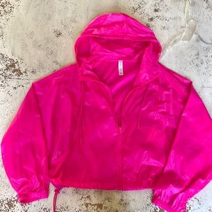 ALO Yoga Pink Hooded Jacket